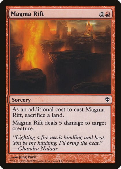 Magma Rift, Zendikar 136