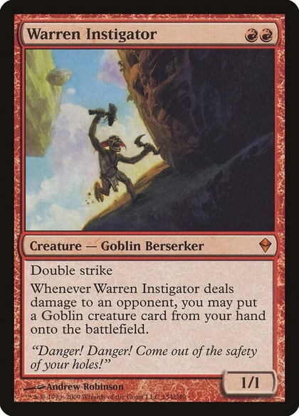 Warren Instigator, Zendikar 154