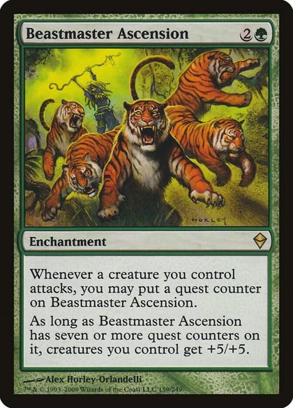 Beastmaster Ascension, Zendikar 159