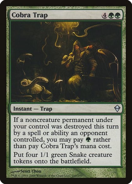 Cobra Trap, Zendikar 160