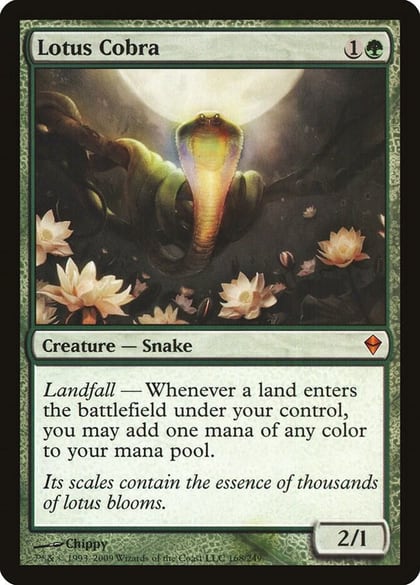 Lotus Cobra, Zendikar 168