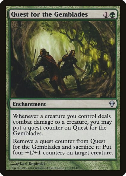 Quest for the Gemblades, Zendikar 177