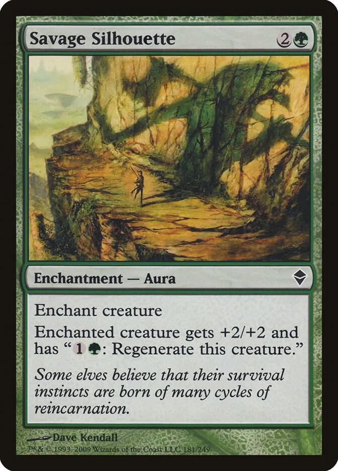 Savage Silhouette, Zendikar 181