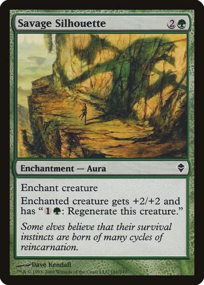 Savage Silhouette, Zendikar 181