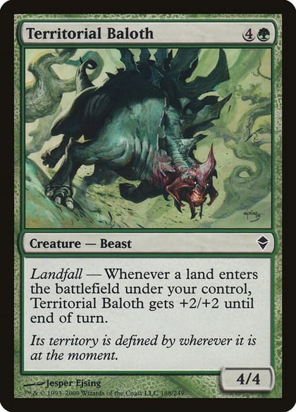 Territorial Baloth, Zendikar 188