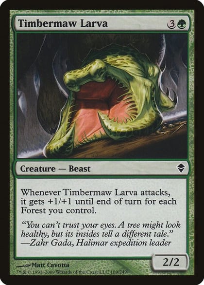 Timbermaw Larva, Zendikar 189