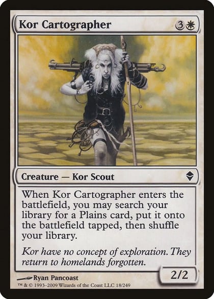 Kor Cartographer, Zendikar 18