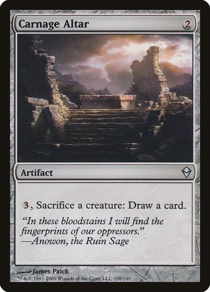 Carnage Altar, Zendikar 198