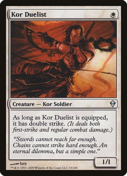 Kor Duelist, Zendikar 19