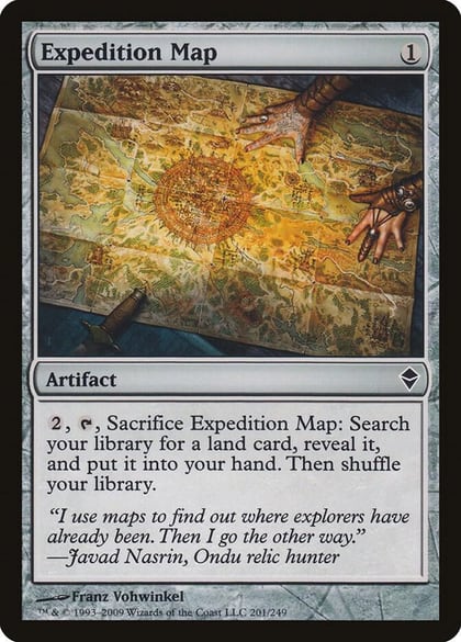 Expedition Map, Zendikar 201