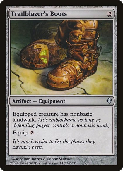Trailblazer's Boots, Zendikar 208