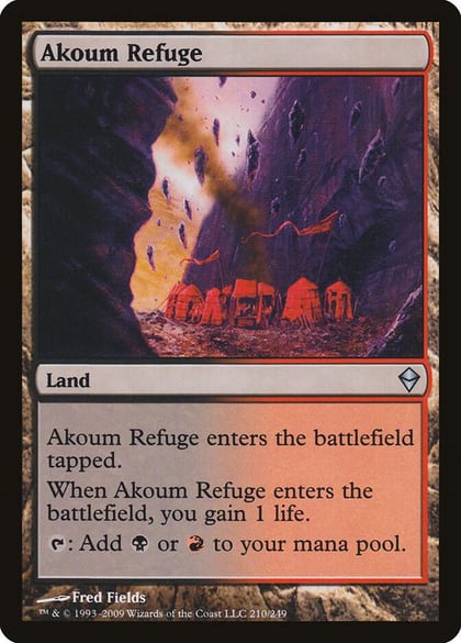 Akoum Refuge, Zendikar 210