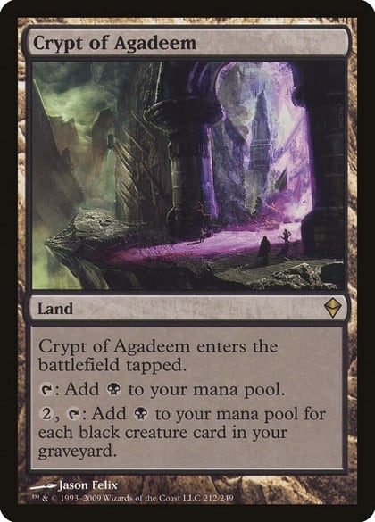 Crypt of Agadeem, Zendikar 212