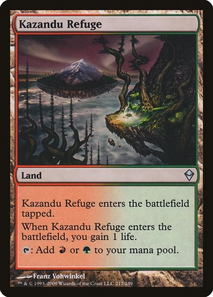 Kazandu Refuge, Zendikar 217