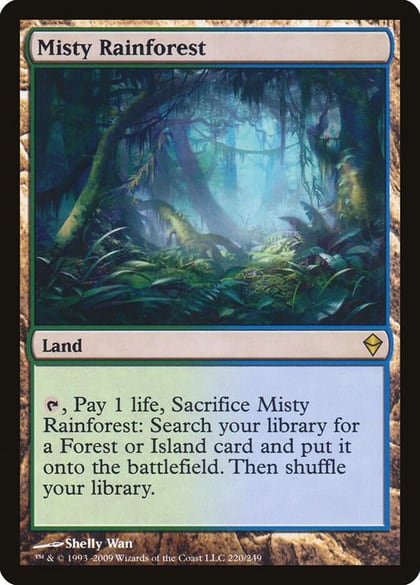 Misty Rainforest, Zendikar 220
