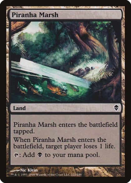 Piranha Marsh, Zendikar 222