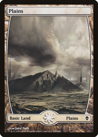 Plains (231) - Full Art, Zendikar 231