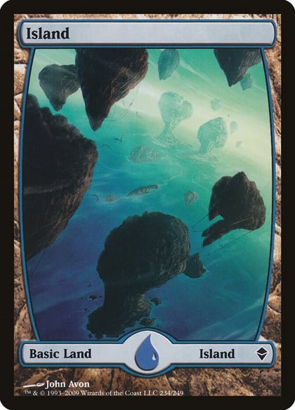 Island (234) - Full Art, Zendikar 234