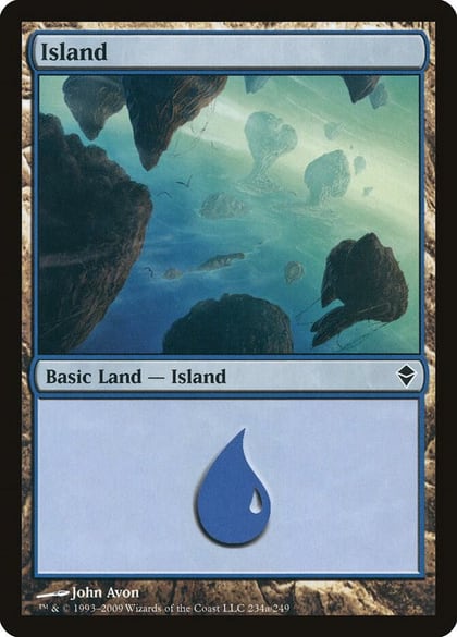 Island (234a), Zendikar 234a