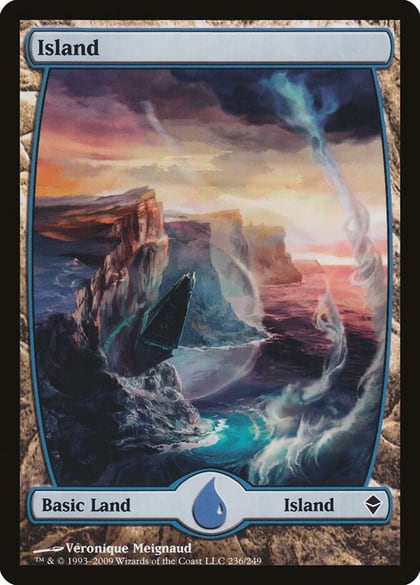 Island (236) - Full Art, Zendikar 236