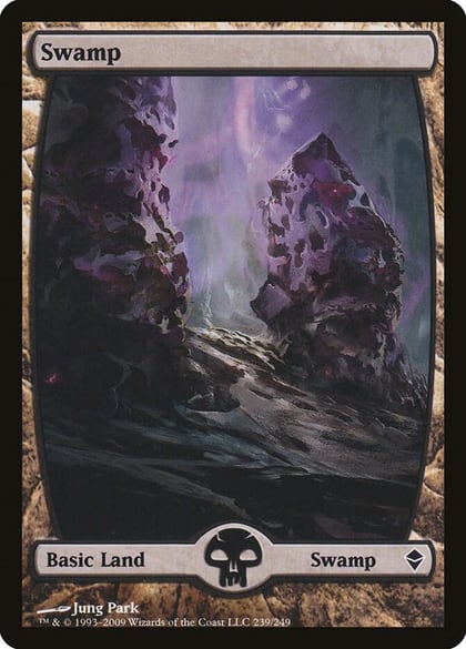 Swamp (239) - Full Art, Zendikar 239