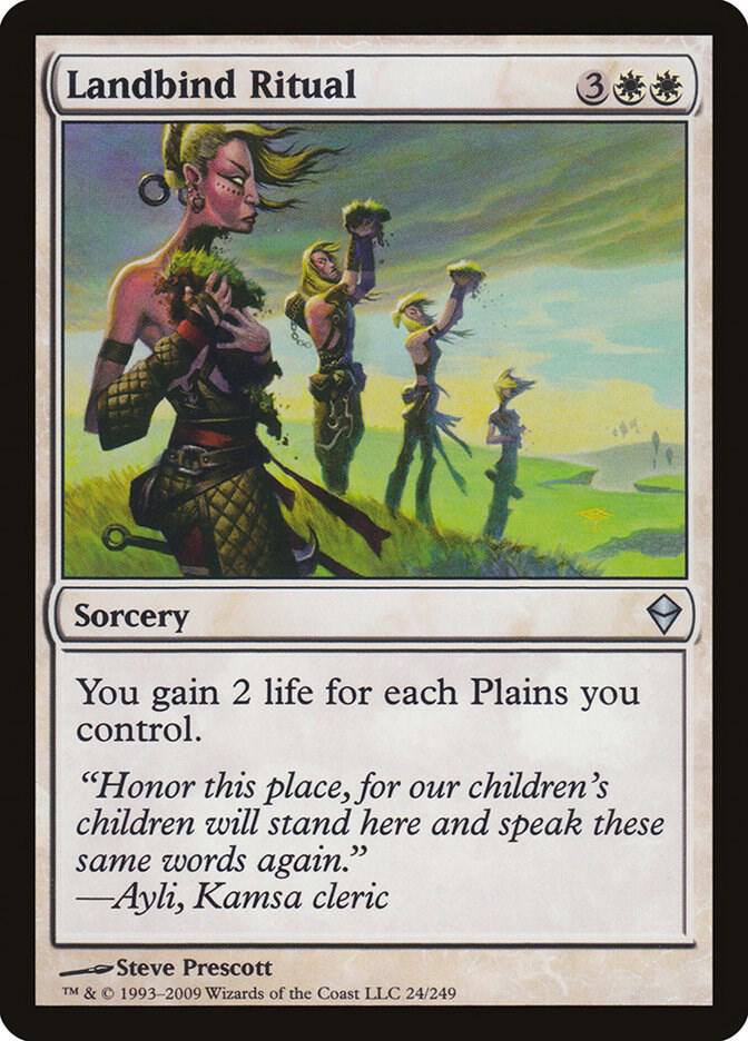 Landbind Ritual, Zendikar 24