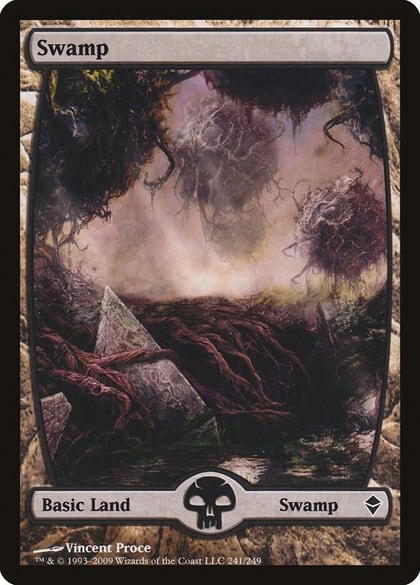 Swamp (241) - Full Art, Zendikar 241