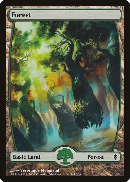 Forest (248) - Full Art, Zendikar 248