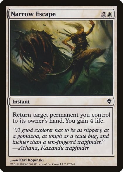 Narrow Escape, Zendikar 27