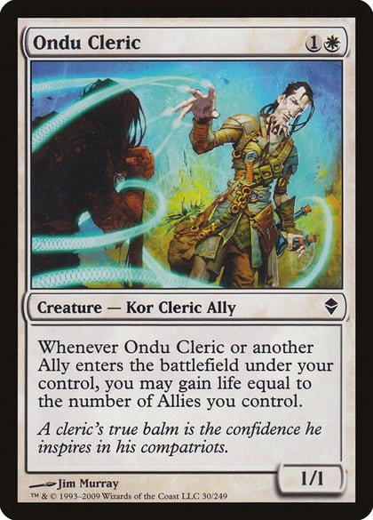 Ondu Cleric, Zendikar 30