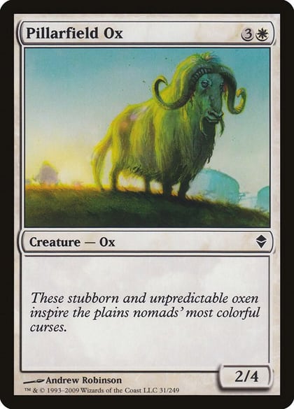 Pillarfield Ox, Zendikar 31