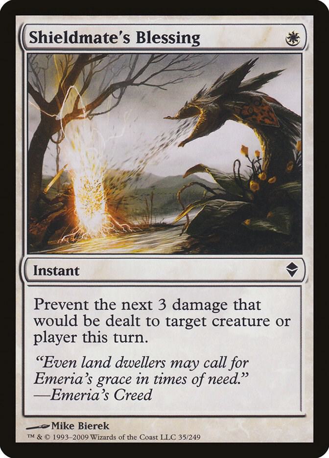 Shieldmate's Blessing, Zendikar 35