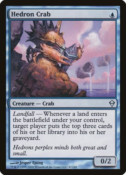 Hedron Crab, Zendikar 47