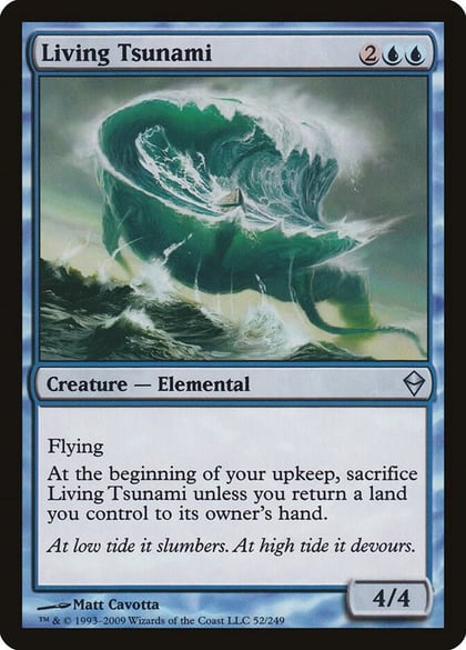 Living Tsunami, Zendikar 52