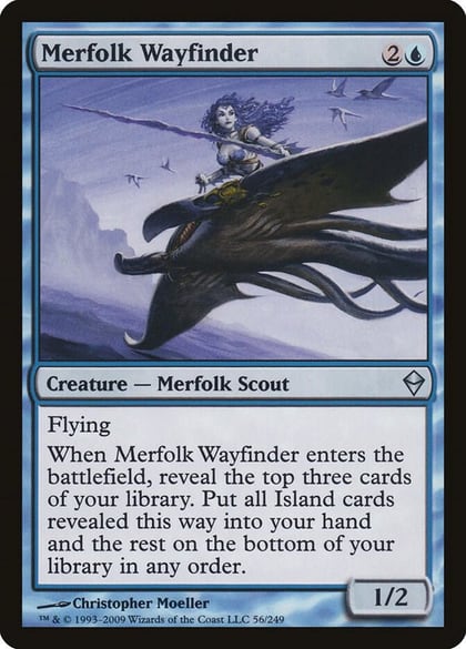Merfolk Wayfinder, Zendikar 56