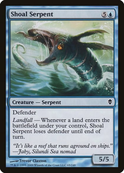 Shoal Serpent, Zendikar 65
