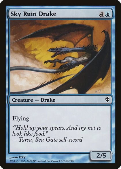Sky Ruin Drake, Zendikar 66