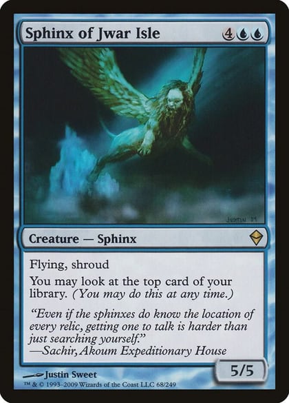 Sphinx of Jwar Isle, Zendikar 68