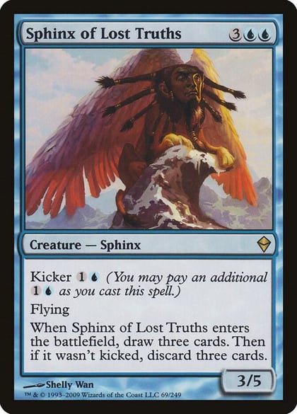 Sphinx of Lost Truths, Zendikar 69