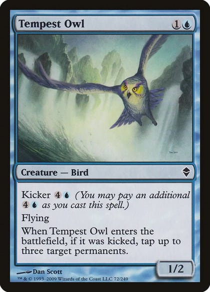 Tempest Owl, Zendikar 72