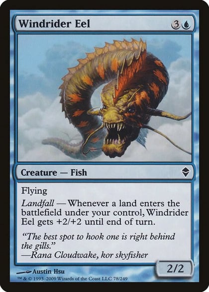 Windrider Eel, Zendikar 78