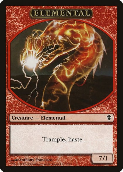 Elemental Token, Zendikar 8