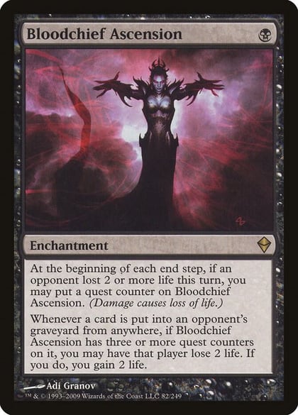 Bloodchief Ascension, Zendikar 82