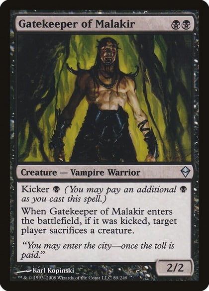 Gatekeeper of Malakir, Zendikar 89