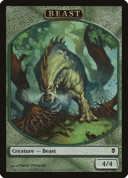Beast Token, Zendikar 9