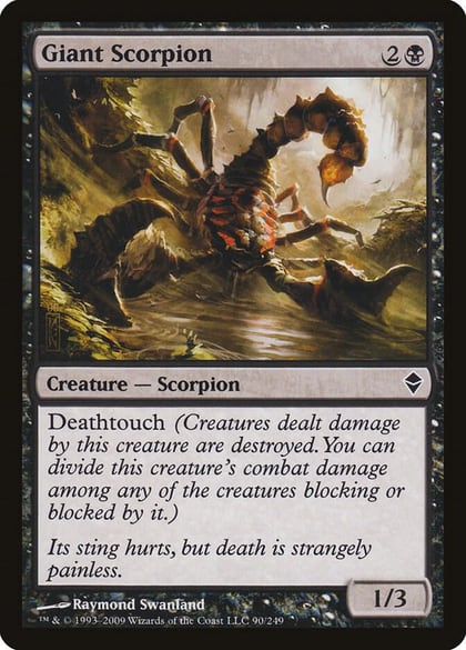Giant Scorpion, Zendikar 90