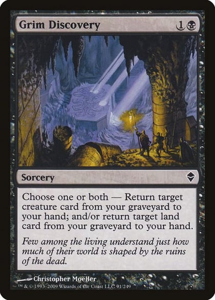 Grim Discovery, Zendikar 91