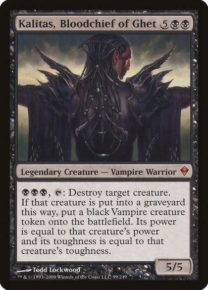Kalitas, Bloodchief of Ghet, Zendikar 99