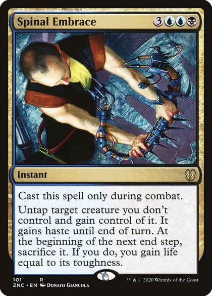 Spinal Embrace, Commander: Zendikar Rising 101
