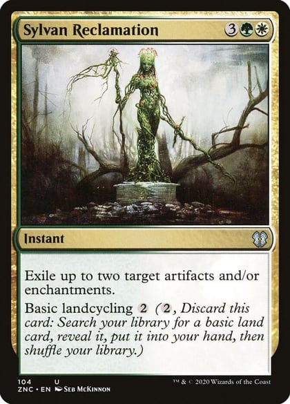 Sylvan Reclamation, Commander: Zendikar Rising 104